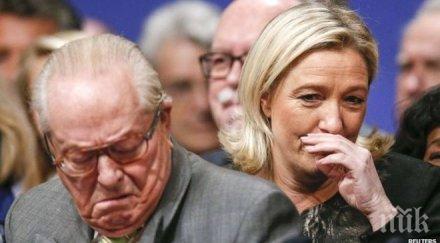 льо пен иска млн евро компенсация дъщеря