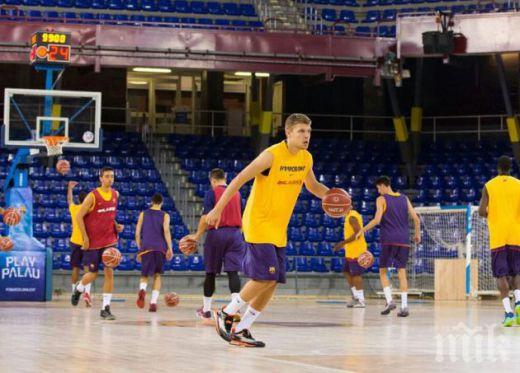 Везенков дебютира в Европа със загуба, игра 8 минути за Барселона