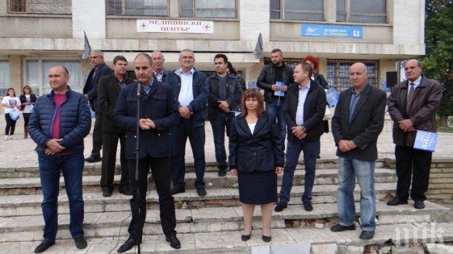 Цветанов в село Зимница: Само високата избирателна активност ще ограничи купения вот
