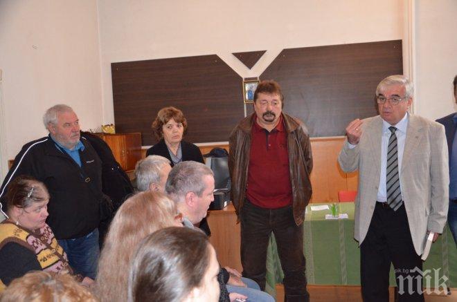 Володя Христов, Съюз на слепите в Плевен: Проф. д-р Димитър Стойков се грижи за нас непрекъснато