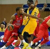 ЦСКА (Москва) отнесе Макаби на старта на Евролигата