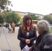 Вергиния Стоянова, кандидат на ГЕРБ за  кмет на район „Средец“: Още през следващата година започваме ремонт на ул. „Граф Игнатиев“