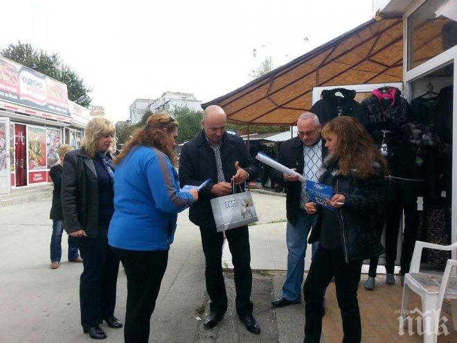 Кандидатът от ГЕРБ за кмет на район Владислав Варненчик: Ще преасфалтираме всички улици в Кайсиева градина