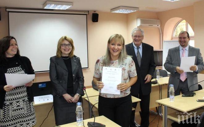 30 магистрати, полицаи и социални работници получиха сертификати за специализация по детско правосъдие