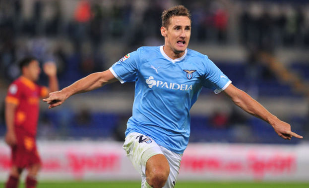 Мирослав Клозе пропуска и дербито с Ювентус