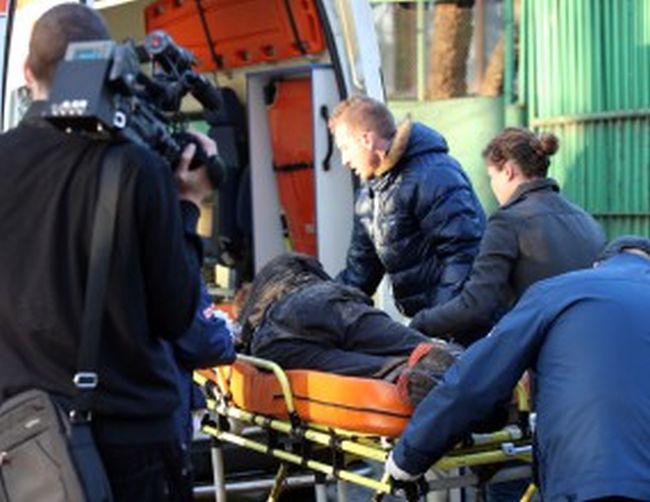 Един от пострадалите в Борисовата градина - наръган с щека за ски в лицето 