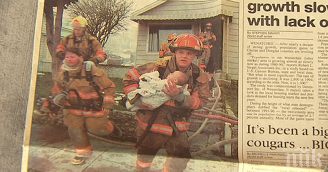 Пожарникар спасил едно 9-месечно бебе... Ето какво се случи 17 години по-късно!