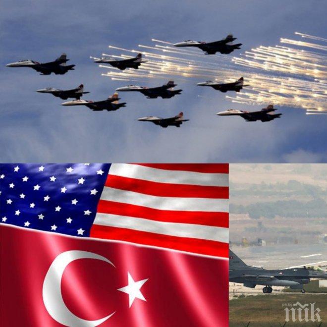 Войната набира сили! Американската армия изпрати ескадрила от 12 бойни самолета в Турция! Русия пък строи военна база на Арктика
