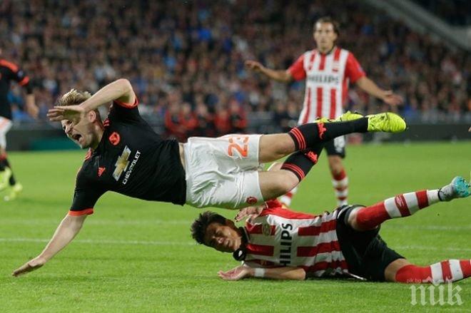 Люк де Йонг от ПСВ е готов за двубоя с Волфсбург