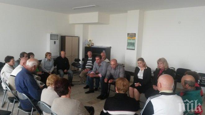 Кандидатът за кмет на район Владислав Варненчик Николай Костадинов се срещна с представители на Тракийското дружество
