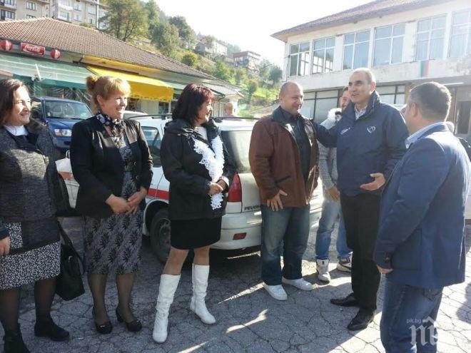 Цветанов: Шукри Халилов е бъдещето на община Рудозем, ГЕРБ цени различията у хората