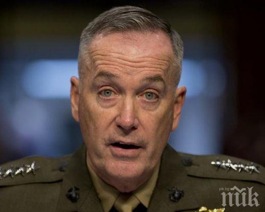 Най-висшият военен на САЩ отиде в Ирак заради „Ислямска държава”