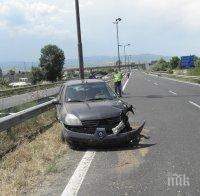 ТИР и кола се удариха на магистрала 