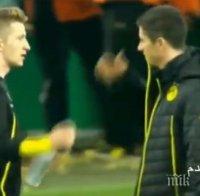 Клип в нета взриви световния футбол, вижте голямото приятелство между Ройс и Левандовски (уникално видео)