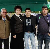 Кандидатите на ГЕРБ за кметове на Перник Вяра Церовска и на кв.“Изток“ Емил Костадинов се срещнаха с представители на спорта