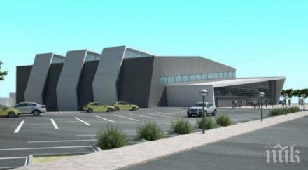 скандал спряха изграждането спортна зала опасна