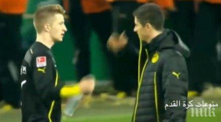 клип нета взриви световния футбол вижте голямото приятелство ройс левандовски уникално видео