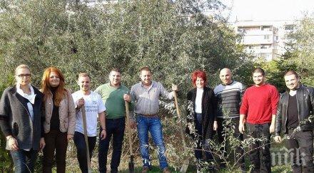 кандидатът кмет варненския район приморски организира инициатива залесяване