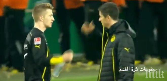 Клип в нета взриви световния футбол, вижте голямото приятелство между Ройс и Левандовски (уникално видео)