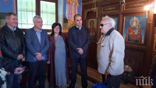 Цветан Цветанов в кв. „Долни Воден“, Асеновград: Нека сме обединени, защото заедно сме по-силни