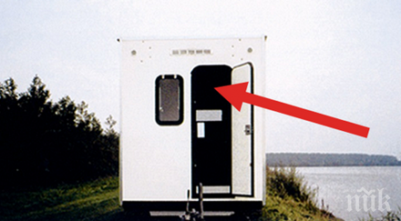 прилича нормална каравана погледни случва натискането бутон