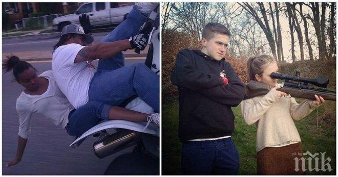 В точното време, на точното място: 16 уникални снимки! Можем само да гадаем какво е станало след това....