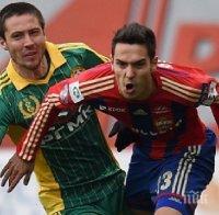 ЦСКА (Москва) не успя да бие Терек, Георги Миланов титуляр