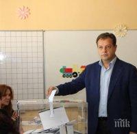 Даниел Панов: Гласувах, за да продължим по пътя на просперитета