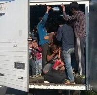 На „Тракия” засякоха камион, превозващ бежанци? (видео)
