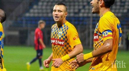 победа загуба бивши левскари румъния