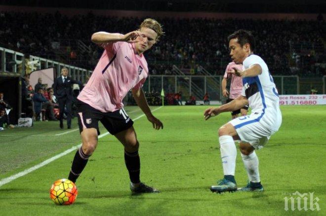 Интер се препъна в Палермо и Чочев