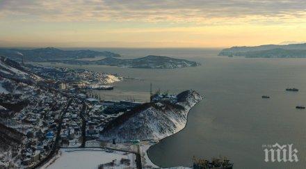 силни ветрове връхлетяха вулканичен полуостров русия