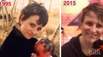 реши скрие бебето никой вижда лицето години късно младото момиче показа всички