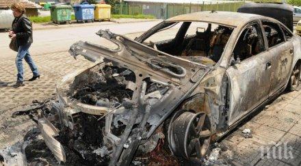 две коли удариха пътя русе разград едната подпали