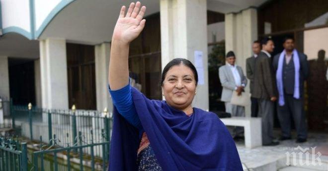 Непалският парламент избра първата жена президент на страната