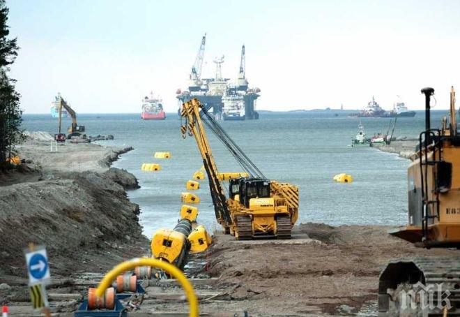 Русия започна строителството на „Северен поток-2“