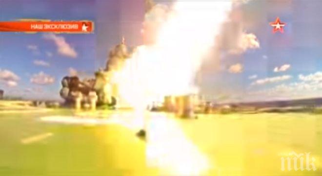 Крилати ракети потопиха зрелищно кораб в Крим, вижте демонстрация на руската мощ (разтърсващо видео)