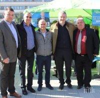 Народният представител Пламен Нунев, кметовете на Русе, Иваново и Ценово дадоха своята категорична подкрепа за Димитър Славов в Бяла