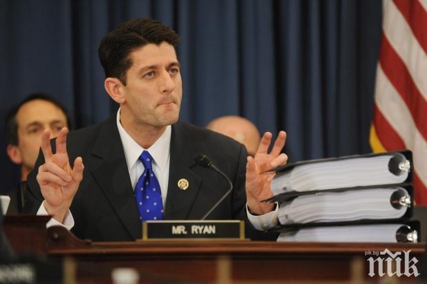 Републиканецът Пол Райън е избран за председател на американската Камара на представителите
