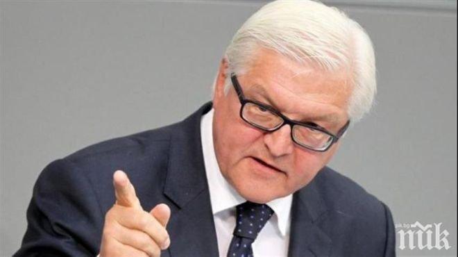 Щайнмайер: Берлин ще подкрепи Атина за бежанците