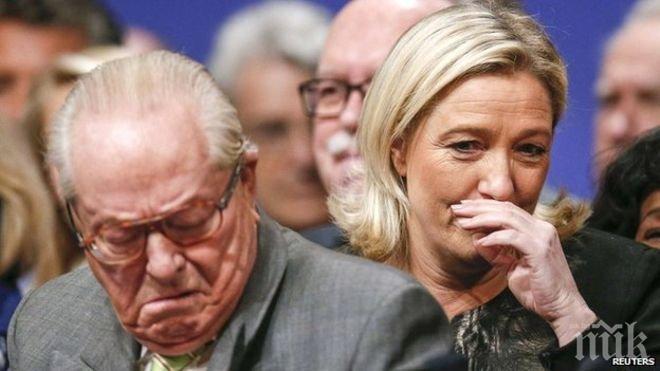 Евродепутат гласувал с картата на Льо Пен