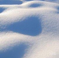 Сняг падна в пустинята
