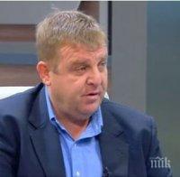 Каракачанов: Повече не може да се продължава така 