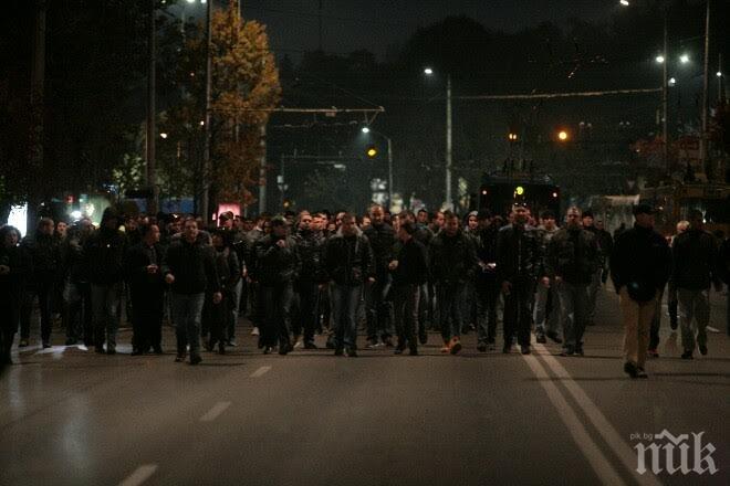 Приключи протестът на полицаите в София