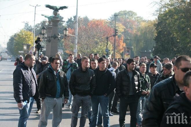 Национален протест на полицаите и служителите в затворите на 8-и ноември