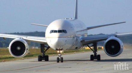 куриоз самолет кацна аварийно заради овце отделящи газове