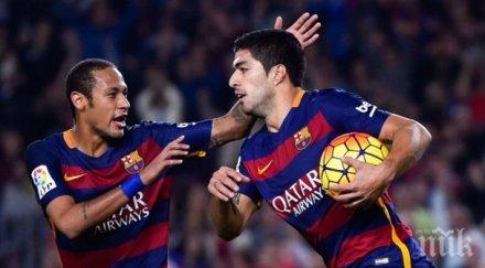 барса взе последния изпит класико неймар суарес бушуваха здраво