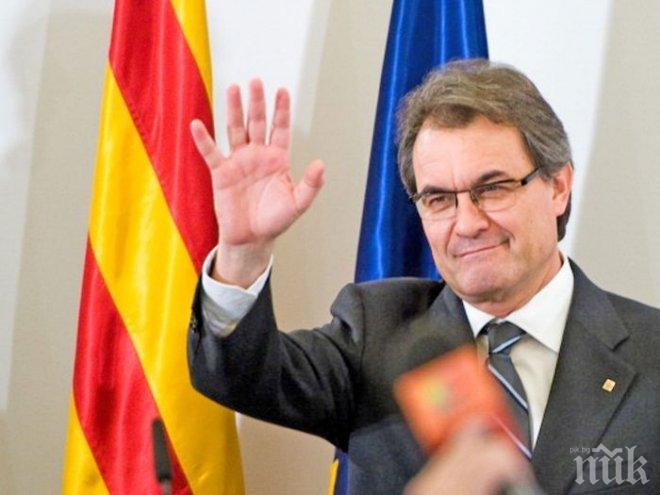 Парламентът на Каталуния прие резолюцията за независимост
