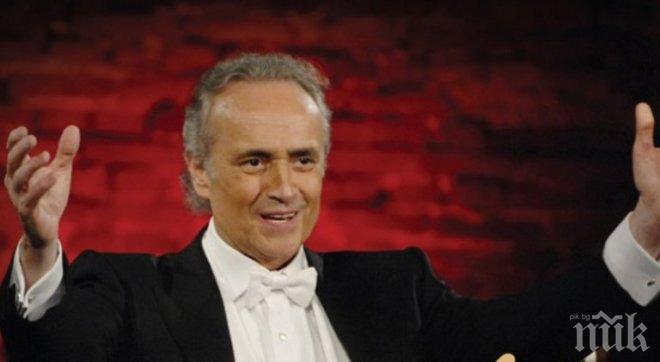 Над 60 български музиканти ще вземат участие в прощалния концерт на Хосе Карерас на 3 декември в НДК
