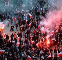 Десетки хиляди поляци скандират: Спрете ислямизацията!